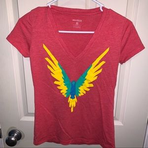 Logan Paul Maverick shirt red small